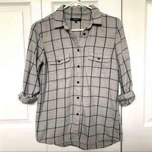 Madewell Fall 2014 Windowpane Flannel XS